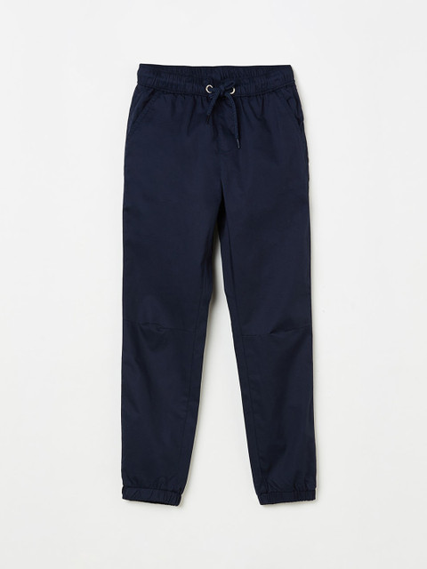 

Fame Forever by Lifestyle Boys Navy Blue Slim Fit Solid Joggers