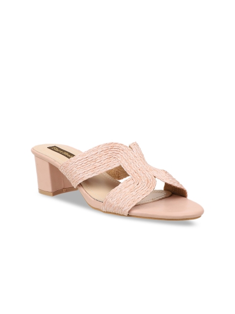 

Flat n Heels Women Pink Woven Design Sandals