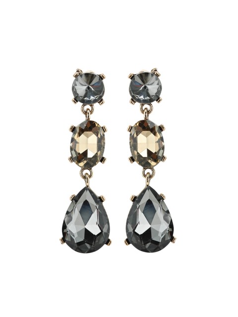 

Kazo Grey Teardrop Shaped Drop Earrings