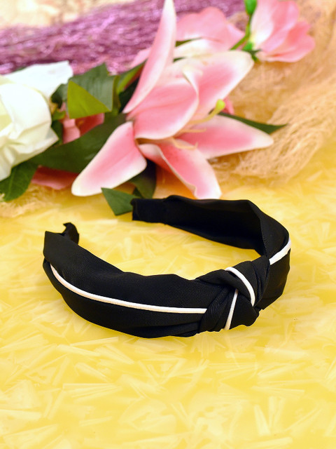 

YoungWildFree Women Black Knot Hairband