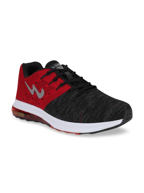 

Campus Men Black & Red Peris Mesh Running Shoes