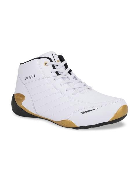

Campus Men White Mesh Running Shoes