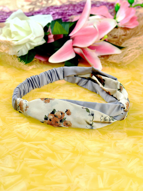 

YoungWildFree Grey Elastic Knot Wrap Hairband