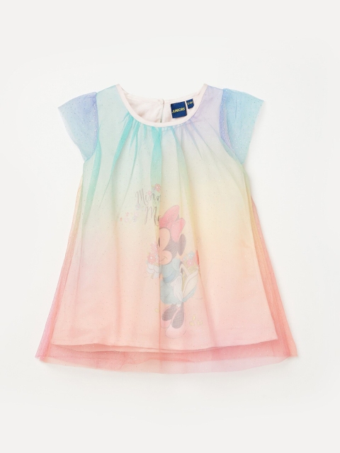 

Juniors by Lifestyle Girls Pink Printed A-Line Dress