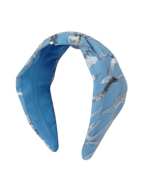 

YoungWildFree Blue Sequinned Hairband