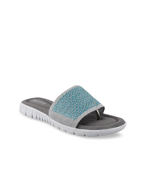 

Stelatoes Women Green Embellished Mesh Open Toe Flats