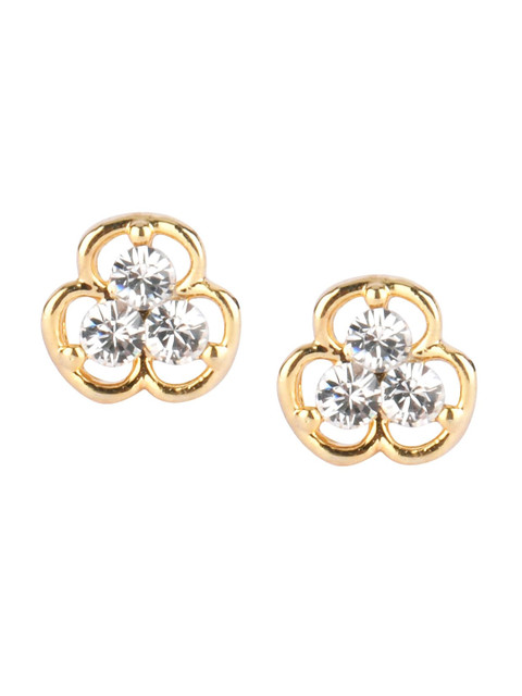 

DESI COLOUR Gold-Toned Contemporary Studs