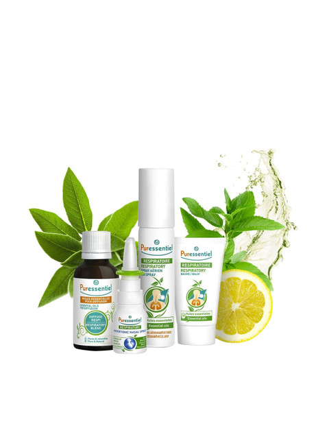 

Puressentiel Respiratory Air Spray with 19 Essential Oils 20 ml, White