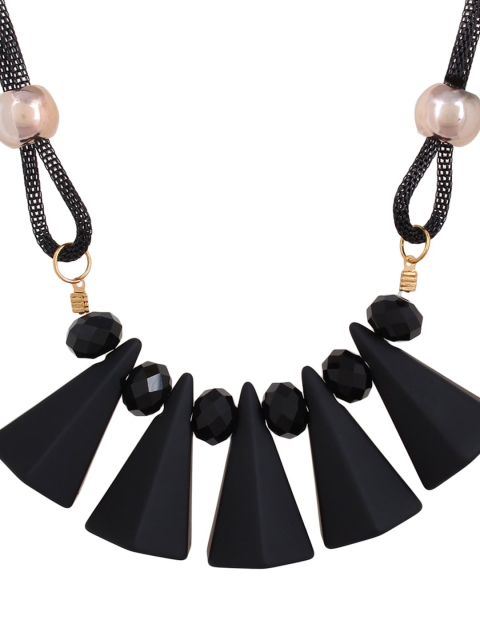 

Mali Fionna Black Alloy Necklace