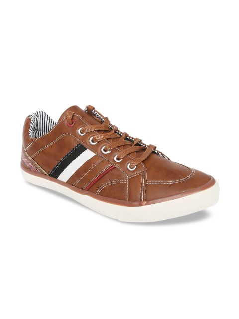 

BYFORD by Pantaloons Men Brown Leather Sneakers