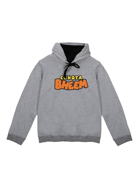 

Chhota Bheem Boys Grey Chhota Bheem Printed Hooded Sweatshirt