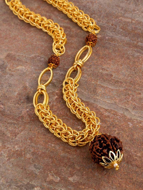 

Dare by Voylla Men Gold-Toned Metal Gold-Plated Chain