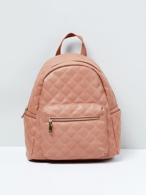 

max Women Pink Solid Backpack