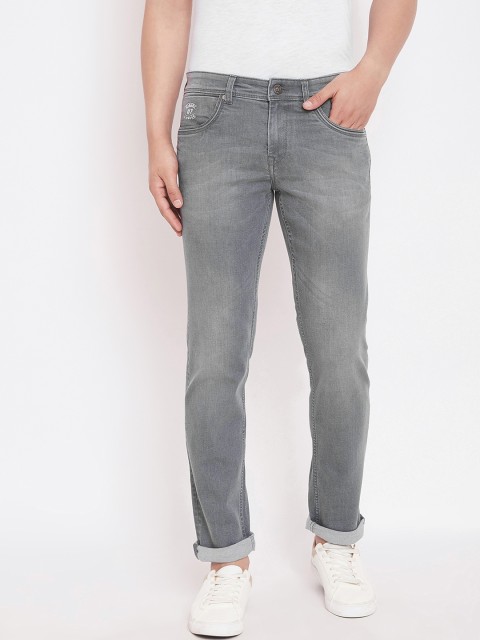 

Canary London Men Grey Slim Fit Low-Rise Clean Look Jeans