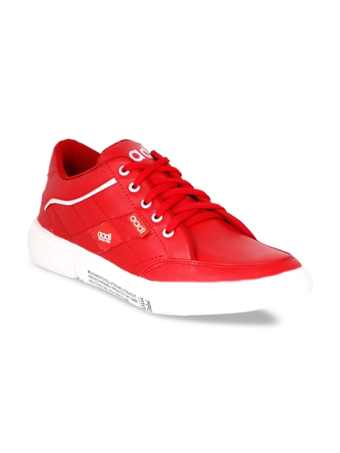 

Aadi Men Red Solid Sneakers