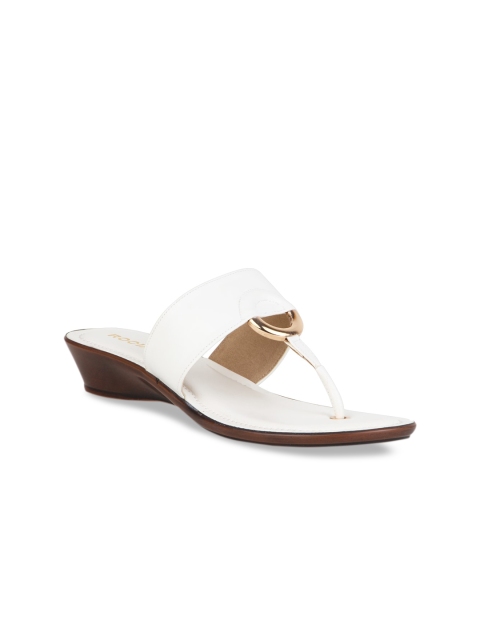 

Rocia Women White Solid Sandals