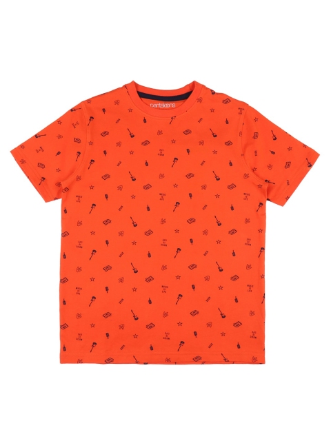 

POPPERS by Pantaloons Boys Red Printed Round Neck T-shirt