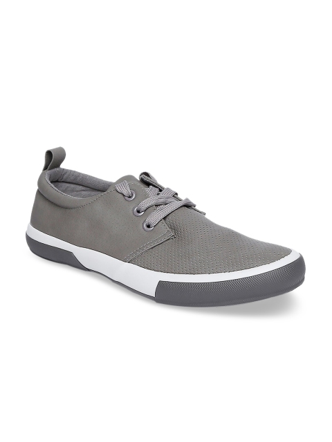

Byford By Pantaloons Men Grey Perforation Sneakers