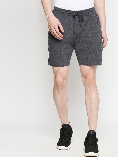

The Souled Store Unisex Grey Solid Regular Fit Sports Shorts