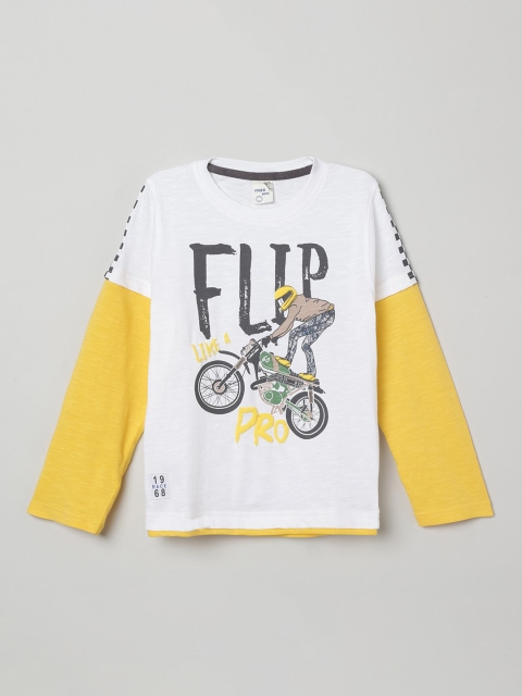 

max Cream-Coloured Biker Embellished T-shirt