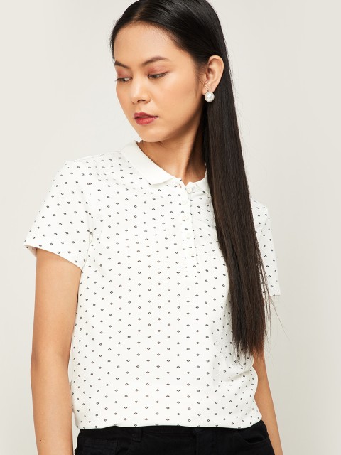 

Bossini Women White Printed Top