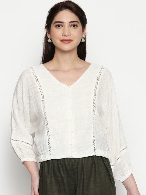 

People Off-White Pure Cotton Top