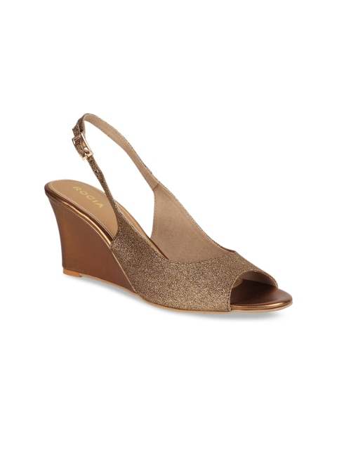

Rocia Women Gold-Toned Solid Peep Toes