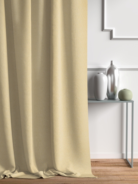 

DDecor Beige Single Sheer Curtain