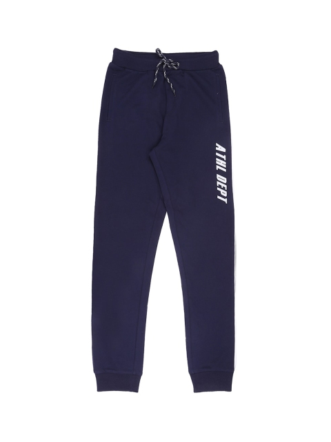 

Pantaloons Junior Boys Navy Blue Solid Straight-Fit Joggers