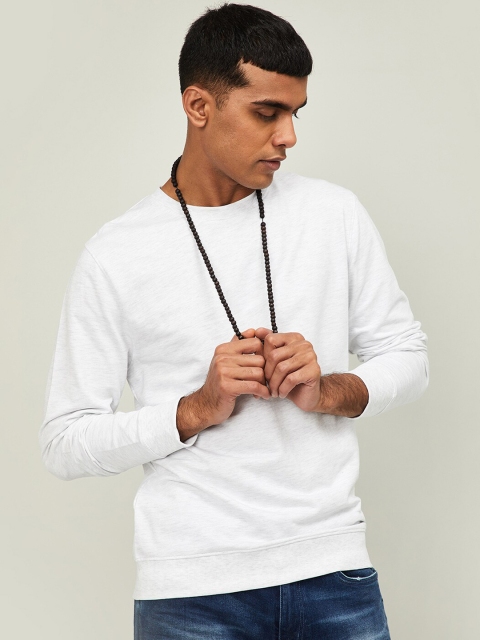 

Fame Forever by Lifestyle Men Grey Melange Solid Sweatshirt