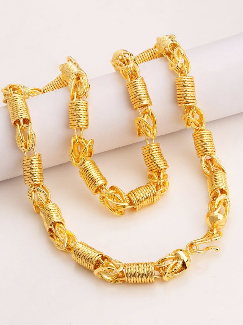

Dare by Voylla Men Gold-Toned Brass Chain