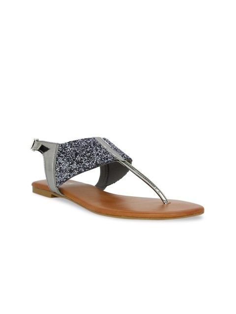 

Inc 5 Women Grey Textured Sandals