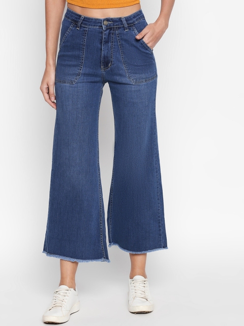 

fungus Women Blue Light Fade High Rise Bootcut Jeans