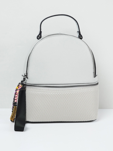 

max Women Grey Solid Backpack