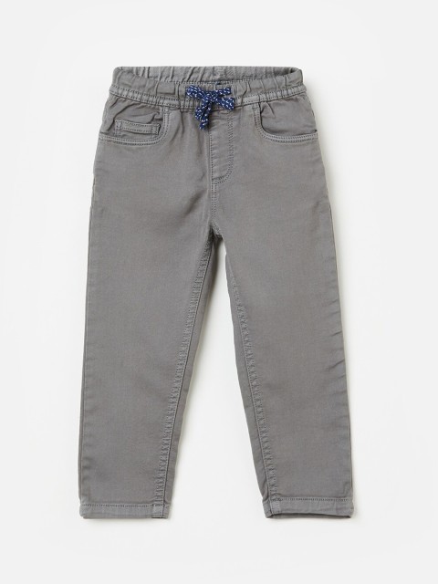 

Juniors by Lifestyle Boys Grey Regular Fit Solid Regular Trousers