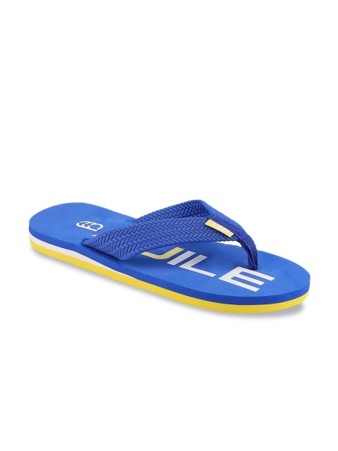 

Ajile by Pantaloons Men Blue Printed Thong Flip-Flops