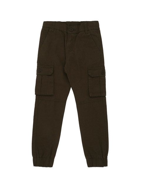

Pantaloons Junior Boys Olive Green Regular Fit Solid Joggers