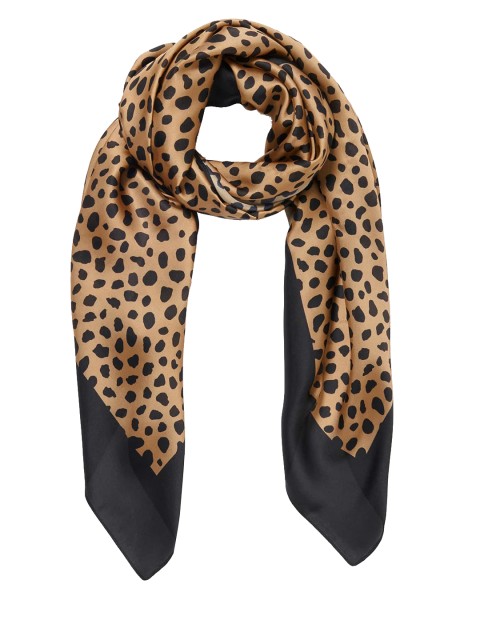 

Forever New Women Brown & Black Printed Scarf