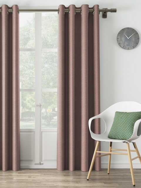 

DDecor Brown Single Sheer Curtain