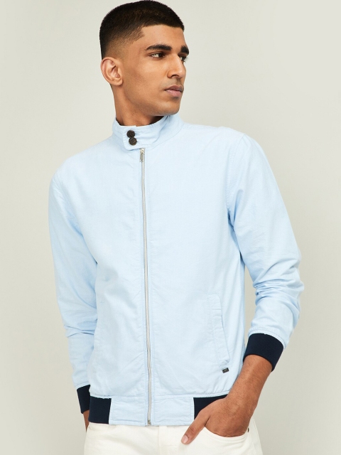 

Fame Forever by Lifestyle Men Blue Solid Bomber