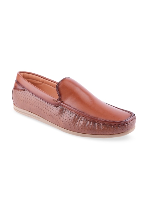 

BYFORD by Pantaloons Men Tan Coloured Textured Loafers
