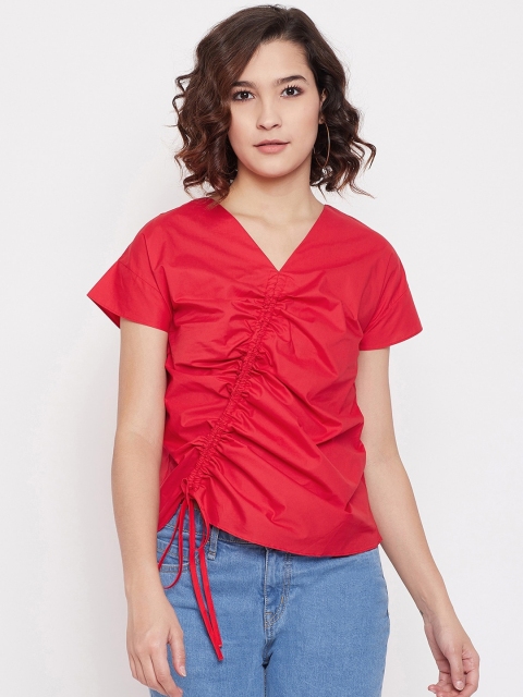 

CAMLA Women Red Solid Top