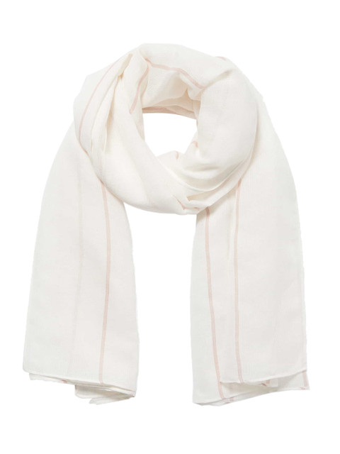 

Forever New Women White Solid Scarf