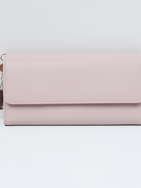 

max Women Pink Solid Three Fold Wallet