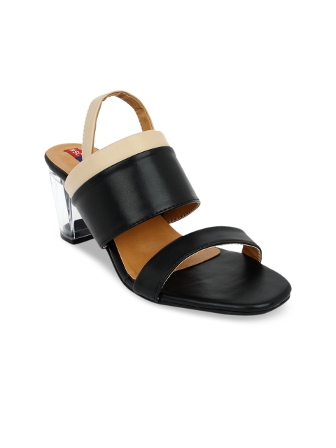 

MSC Women Black Solid Block Heels