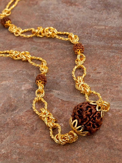 

Dare by Voylla Men Gold-Toned Metal Gold-Plated Chain