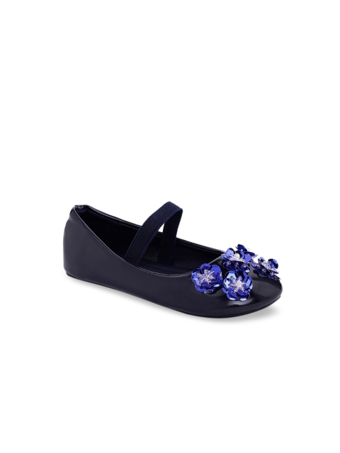 

Pantaloons Junior Girls Navy Blue Embellished Ballerinas