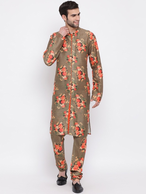 

VASTRAMAY Men Multicoloured Printed Kurta with Pyjamas, Multi