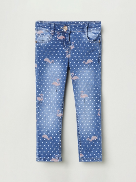

max Girls Blue Regular Fit Mid-Rise Clean Look Jeans