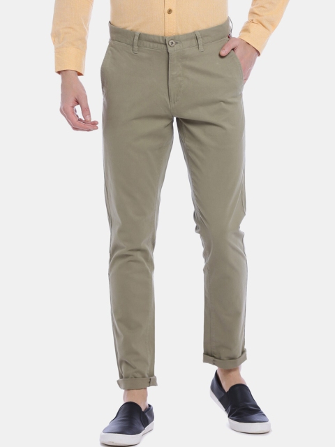 

U.S. Polo Assn. Men Beige Regular Fit Solid Chinos